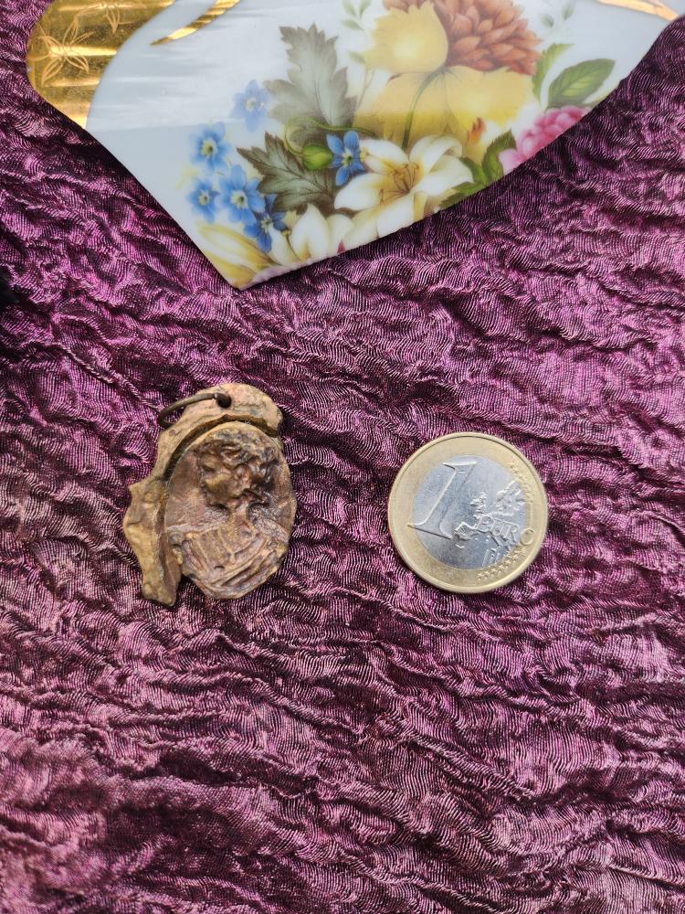 Handmade Roman Bronze Medallion