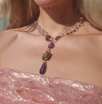 Midnight Garden Necklace – Handmade Bronze Necklace