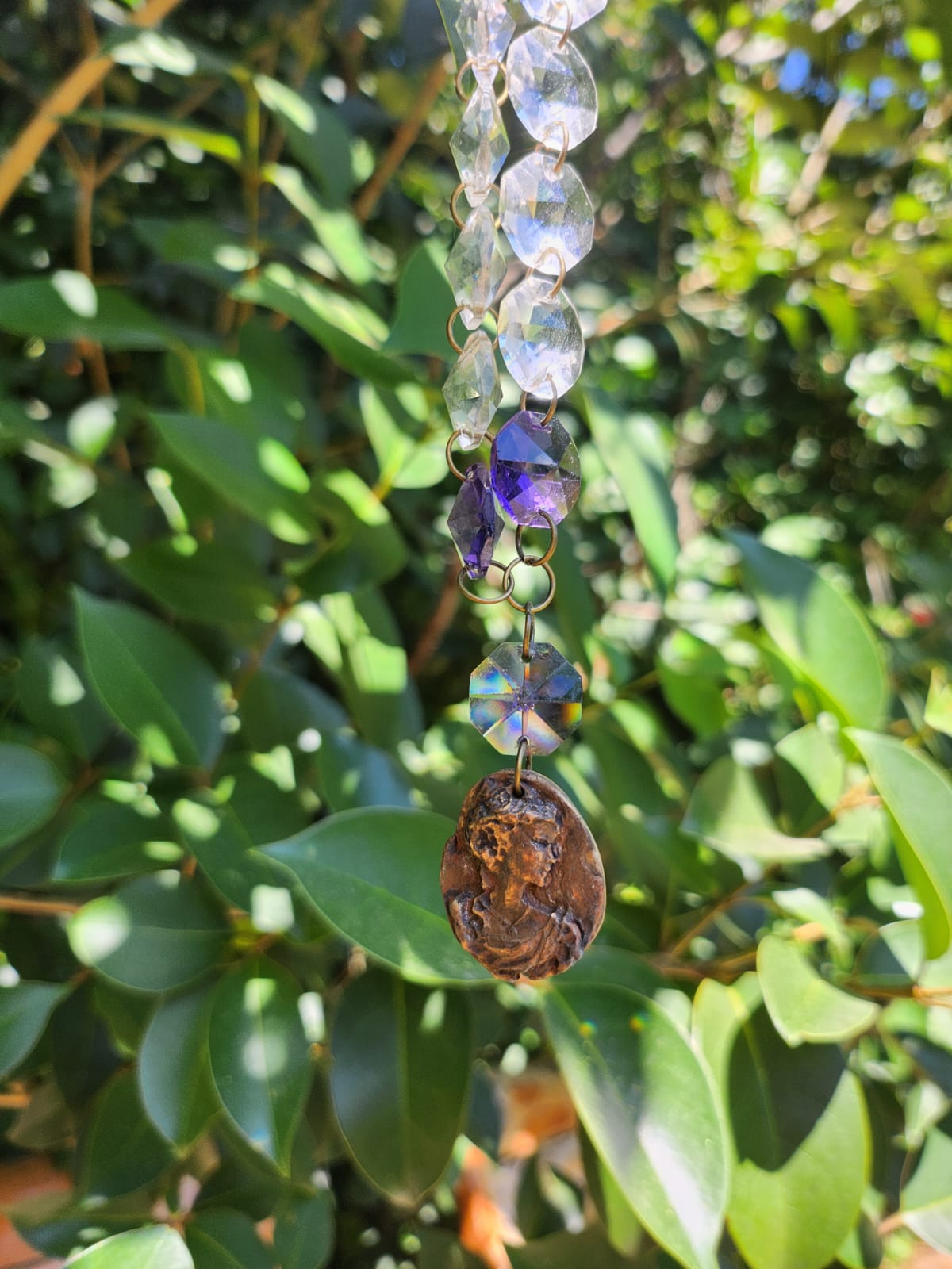 Celestial Talisman – Handmade Bronze Necklace