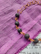 Arcane Resonance Collection - Volcanic Stone & Copper Bracelet