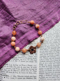 Eternal Bloom Collection - Pink Opal & Copper Bracelet
