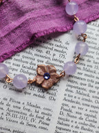 Eternal Bloom Collection - Amethyst & Copper Bracelet