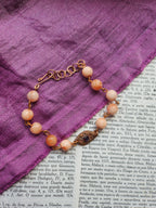Arcane Resonance Collection - Pink Opal & Copper Bracelet