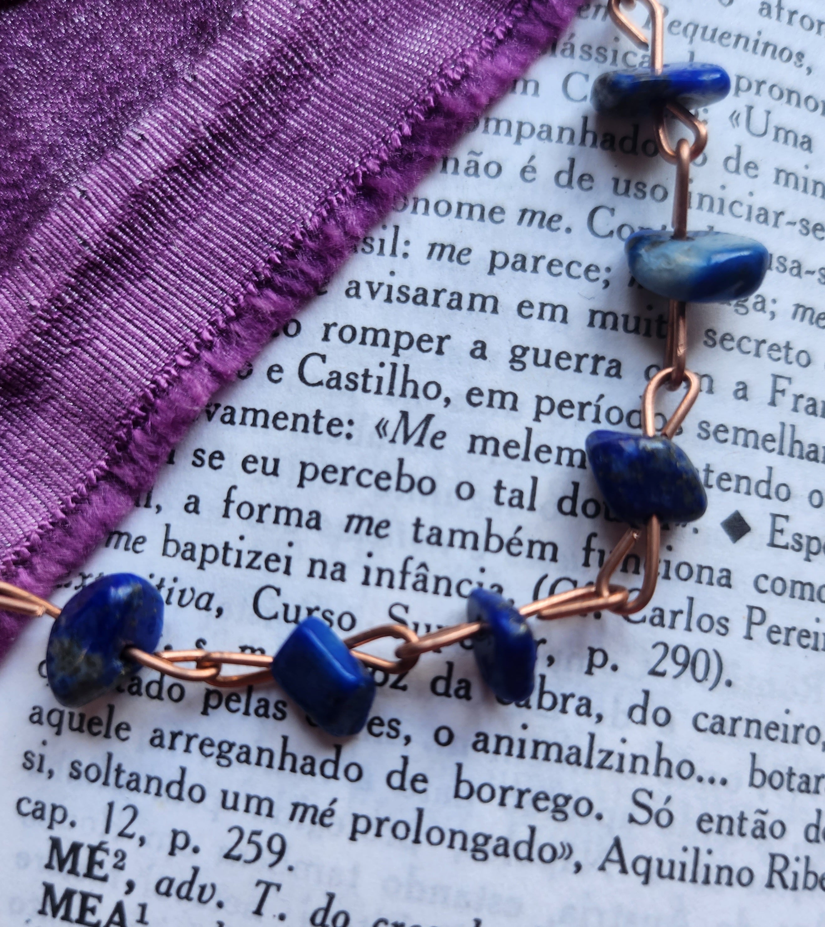 Pulsera de Lapislázuli y Cobre