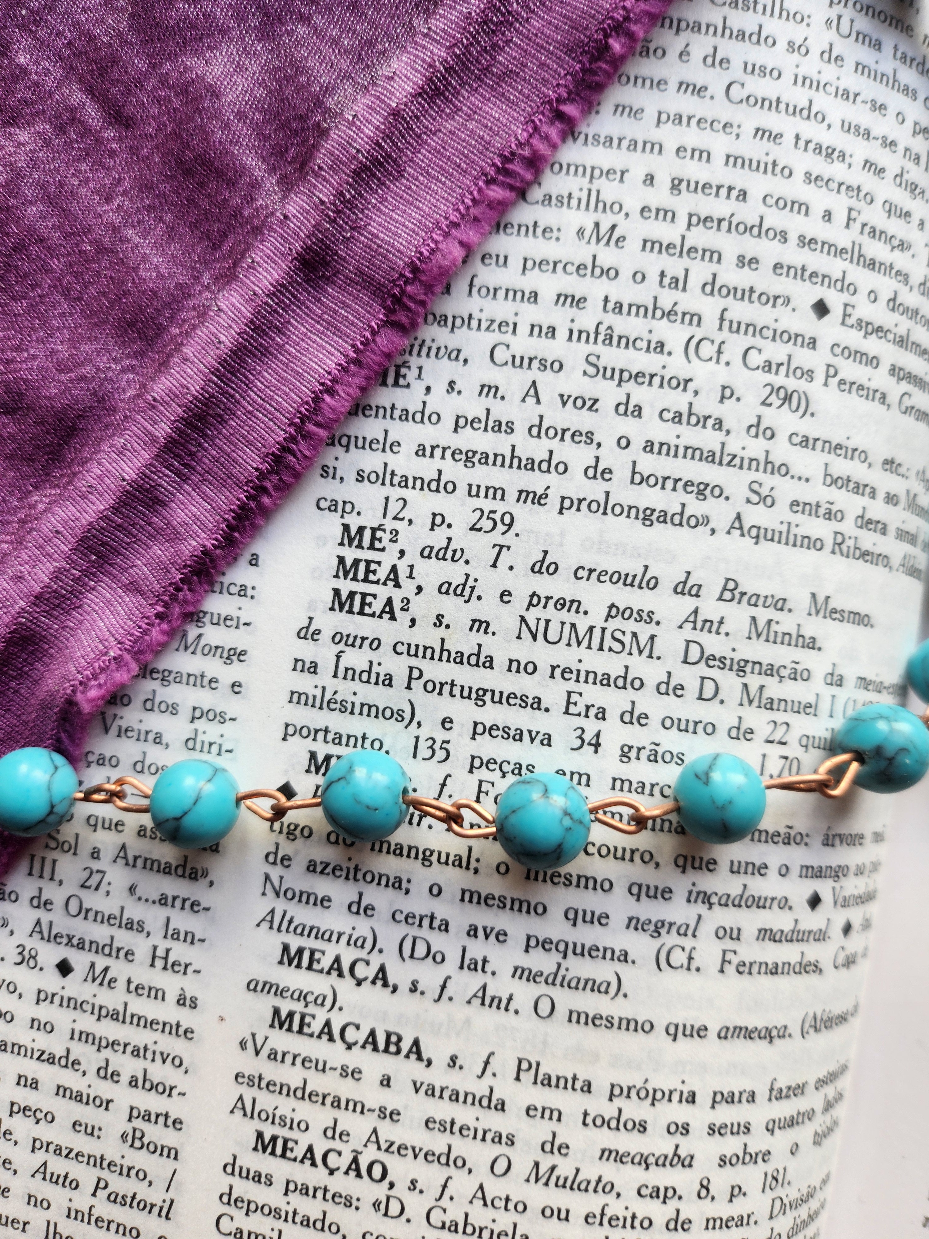 Collar de Turquesa y Cobre