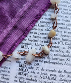 Pulsera de piedra lunar y cobre