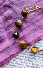 Arcane Resonance Collection - Tiger's Eye & Copper Bracelet