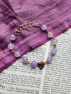 Echoes Of Heaven Collection - Amethyst & Copper Bracelet